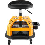 Mophorn tabouret roulant d'atelier � hauteur ajustable, capacit� 136 kg, si�ge de m�canicien robuste ...