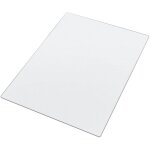 Mophorn tapis transparent pour chaise de bureau 121, 9x76, 2 cm, protection solide pour sols durs, forme ...