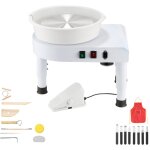 Mophorn tour de potier avec plateau tournant de 28 cm, vitesse r�glable de 60 � 300 tr / min, �quip� ...