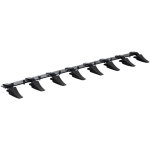 Mophorn - vevor barre a dents de godet de tracteur, 66', barre a 8 dents pour chargeur, tracteur compact, ...