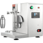Mophorn - vevor batteur mixeur a milkshake commercial, appareil a the au lait 120w, melangeur a boissons ...