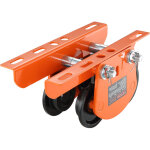 Mophorn - vevor chariot porte palan electrique capacite charge 0, 5 t chariot a poutre poussee acier ...