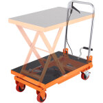 Mophorn - vevor chariot a table elevatrice hydraulique capacite charge 150 kg chariot elevateur manuel ...