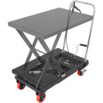 Mophorn - vevor chariot a table elevatrice hydraulique charge 230 kg chariot elevateur manuel a ciseaux ...