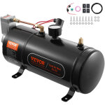Mophorn - vevor compresseur deair pour kit de klaxon pompe a air avec reservoir 3 l 90 - 120 psi pour ...