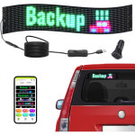 Mophorn - vevor enseigne lumineuse led programmable flexible, panneau d'affichage defilant polychrome ...