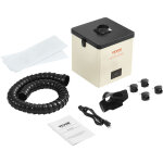 Vevor extracteur de fumee de soudage 100 w extracteur de fumees de soudure filtre a 3 couches debit deair ...