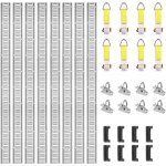 Mophorn - vevor kit de rails dearrimage e - track, 24pcs 1524 mm, 8 rails acier, 8 joints toriques, 8 ...