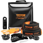 Mophorn - vevor kit recuperation tout - terrain 7, 6x914, 4 cm sangles de remorquage 13608 kg manilles ...