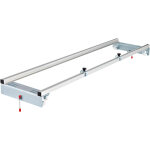 Mophorn - vevor luge de routeur, 60 pouces / 152, 4 cm de largeur, gabarit de guidage de dalle pour le ...