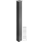 Mophorn - vevor poteau de boite aux lettres, 110 cm, support de boite aux lettres, avec revetement en ...