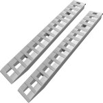 Mophorn - vevor rampes de chargement en alu, charge 2722 kg, rampe d'acces avec haute resistance, rail ...