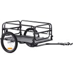 Mophorn - vevor remorque de velo, capacite de charge de 72, 5 kg, chariot de velo, rangement compact ...