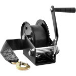 Vevor treuil manuel capacite de traction 544, 3 kg treuil de remorque bateau manivelle robuste avec sangle ...