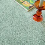 Moquette poils longs touch - vert sauge - echantillon 15 x 20 cm