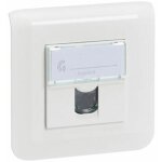 Mosaic prise rj45 cat 6 ftp blanc complet - legrand