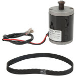 Moteur dc � balais 24v 120w 2550rpm en alliage d'aluminium, silencieux et haute torsion pour v�lo �lectrique ...
