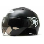 Moteur �lectrique pour casque de scooter et v�lo - visage ouvert - demi casquette de baseball - anti ...