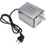 Moteur �lectrique pour tourne - broche barbecue ? acier inoxydable ? charge maximale 50 - 70kgf ? prise ...