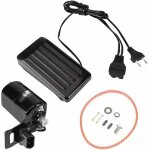Moteur de machine  coudre 180w avec pdale universelle - pices de rechange (prise ue 220v)
