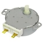 Moteur de plateau tournant (49006054) four micro - ondes 223256 brandt candy rosieres, hoover, sauter, ...