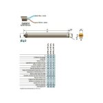 Moteur radio rts 230v / 50hz pour bloc baie, altus 40 rts 4 / 14 double iso zf64 - e