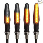 Moto indicateurs 4 pcs circulation lumi�res clignotant motocyclette indicateurs 12v 12 led ampoules
