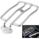 Moto porte - bagages support � tablette convient 180mm si�ge arri�re solo (7 ) fit argent pour harley ...