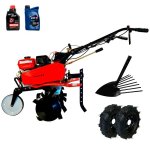 Sakawa - motobineuse démarrage électrique 7cv 3v avec arracheuse de pommes de terre + huile Sakawa - motobineuse démarrage électrique 7cv 3v avec arracheuse de pommes de terre + huile