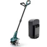 Motobineuse sans fil avec batterie lithium 18v - batterie et chargeur inclus - largeur de travail : 20 ...