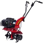 Eurosystems - motobineuse z2 moteur essence 4 temps loncin ohv 123 cc 2, 2 kw de'marreur manuel labourage ...