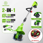 Motoculteur �lectrique 200mm 1200w sans fil, scarificateur �lectrique, tondeuse � gazon, outil de jardin ...