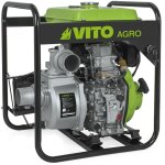 Motopompe 5cv moteur diesel 4t 246cm3 pompe � eau raccord 3' / 80 mm autonomie 11h vito