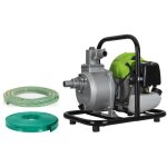 Vito - motopompe thermique 1. 5cv 43 cm3 8000 l / h kit complet 10m tuyaux �vacuation et aspiration