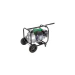 Motopompe thermique essence eaux claires 6 hp 212 cc 60m3 par heure sur roues