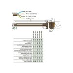 Motorisation rdo 50 csi 50 / 12 pour porte de garage enroulable somfy