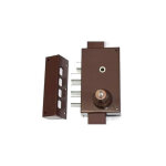 Mottura - serrure multipoints en applique s�rie 448 coloris marron a2p gauche 30448vs5nxhafs