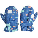 Moufles pour enfants, motif dessin anim�, gants de ski d'hiver coupe - vent et imperm�ables, doubl�s ...