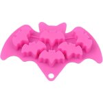 Moule 3d halloween silicone alimentaire (chauve - souris)