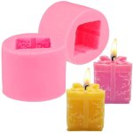 Moule � bougie en silicone 2 pi�ces diy bougies moule moule � savon moules pour bougies moule � bougie ...