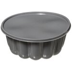 Secret de gourmet - moule à charlotte avec couvercle - gris - d 21 cm - livraison gratuite Secret de gourmet - moule à charlotte avec couvercle - gris - d 21 cm - livraison gratuite