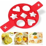 Moule � cr�pes en silic�ne, machine � cr�pes � 7 anneaux, outil de cuisine antiadh�sif anneau maker accessoire ...