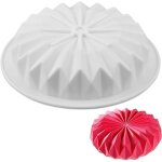 Moule � g�teau en silicone 3d en forme de diamant pour puddings, gla�ons, gel�es, mousses et fondants. ...