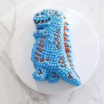 Moule  gteau en silicone dinosaure