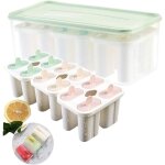 Moule � glace avec couvercle verrouillable, bo�te de rangement pour aliments, moules � glace r�utilisables ...