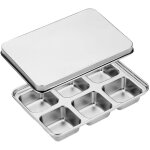 Moule  glaons mini rfrigrateur bac  glaons en acier inoxydable bac  glaons glace en silicone ...
