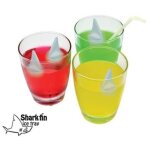 Moule � gla�ons - multicolore - aileron de requin - silicone - 4 gla�ons - id�al pour cocktails