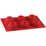 Moule � kouglof en silicone mini 6