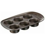 Moule  muffins pyrex 1452001 - rond - acier au carbone - antiadhsif - 6 cavits
