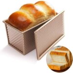 Moule � pain avec couvercle, moule � toast antiadh�sif, moule � g�teau en acier au carbone, moules � ...